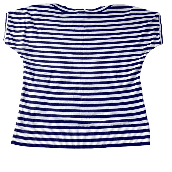 Talbots Short Sleeve Nautical Sweater - Picture 5 of 8